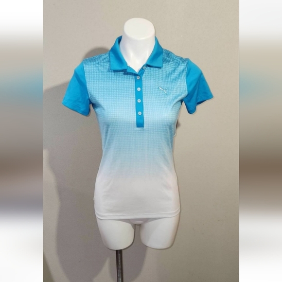 PUMA Golf Dry Cell 1/4 Button Polo Women's Size XS - Picture 1 of 4